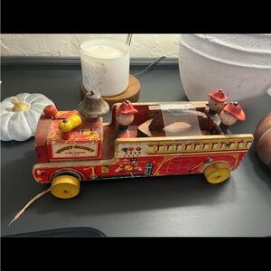 Fisher-Price Red and Yellow Fire Truck Toy